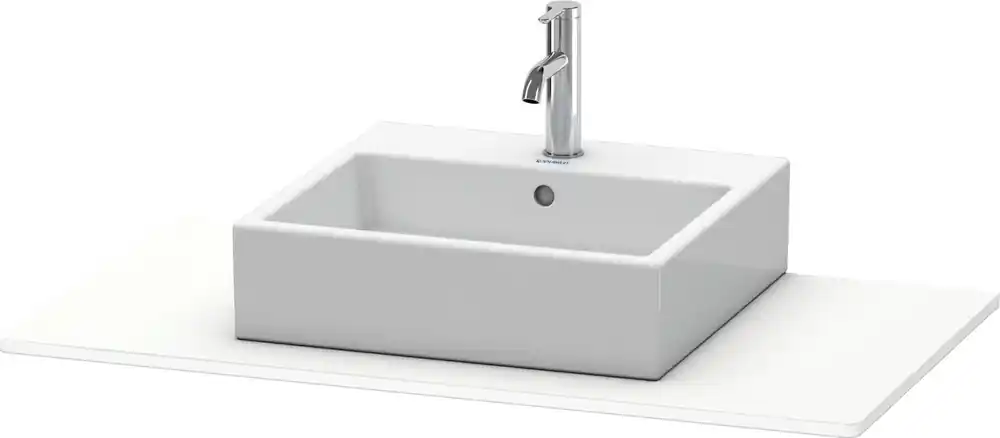 Console Duravit XSquare, 1 découpe, 1000x16x550mm
