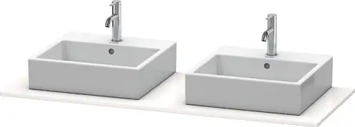 Console Duravit XSquare, 2 découpes, 1400x16x550mm