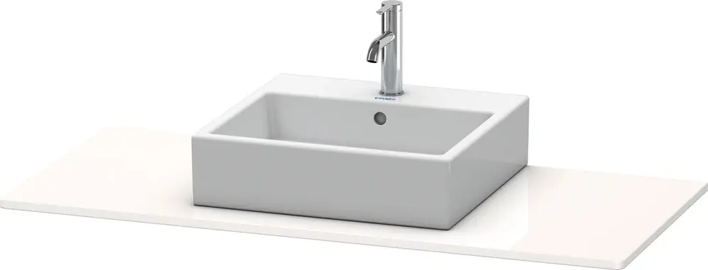 Console Duravit XSquare, 1 découpe, 1200x16x550mm