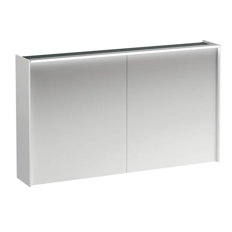 LAUFEN Armoire de toilette Lani, deux portes, avec élément déclairage LED, 1220x210x715mm, 1