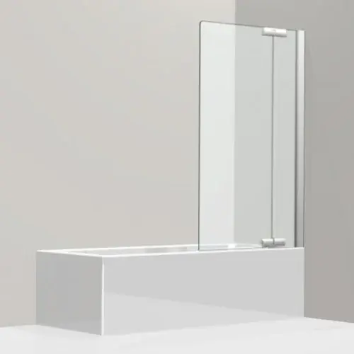 Koralle porte battante pour baignoire, avec panneau fixe, S800 BPFA 120 R, butée à droite, 1190-1205x1500mm
