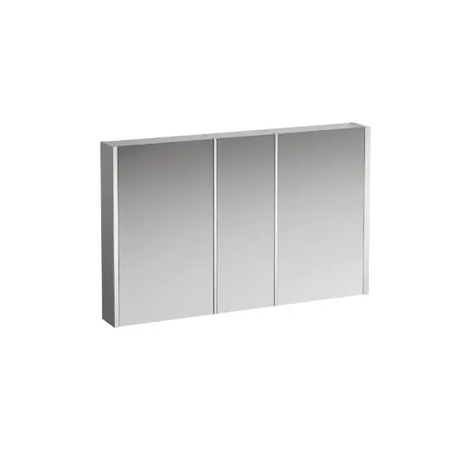 LAUFEN Armoire de toilette Running Frame 25, éclairage vertical, arrêt extérieur/droit, 750x1200