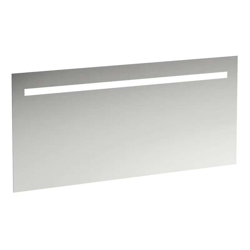 Miroir Run Leelo avec éclairage LED horizontal intégré, cadre en aluminium, 1500 mm, version pour interrupteur externe