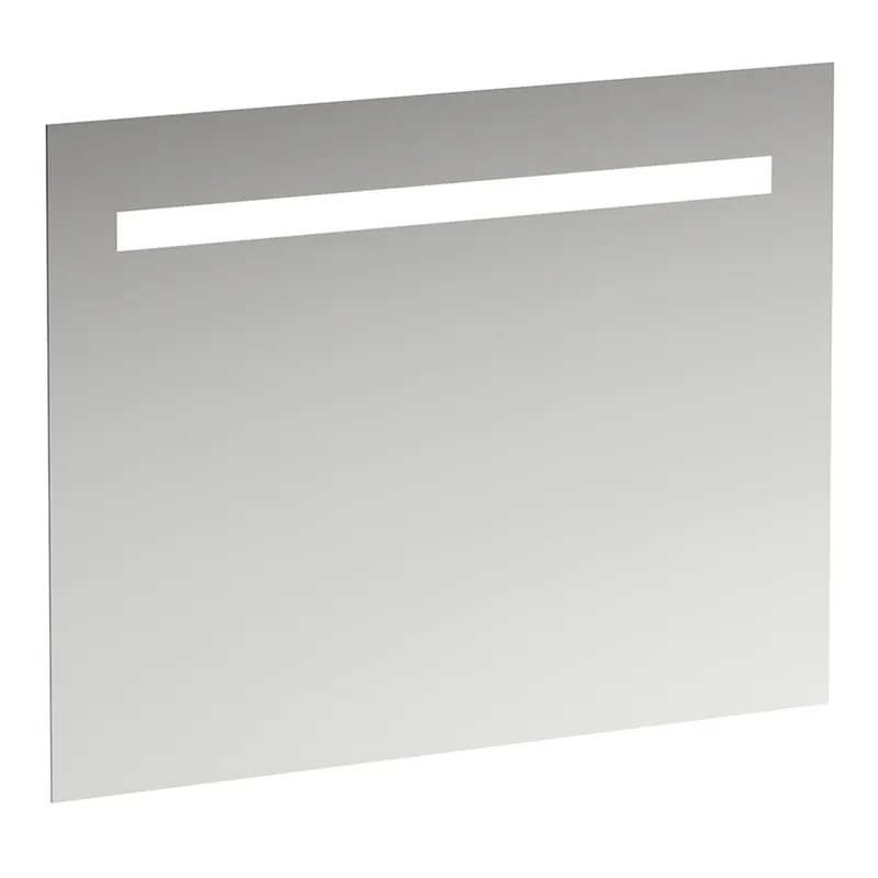 Miroir Run Leelo avec éclairage LED horizontal intégré, cadre en aluminium, 900 mm, version pour interrupteur externe