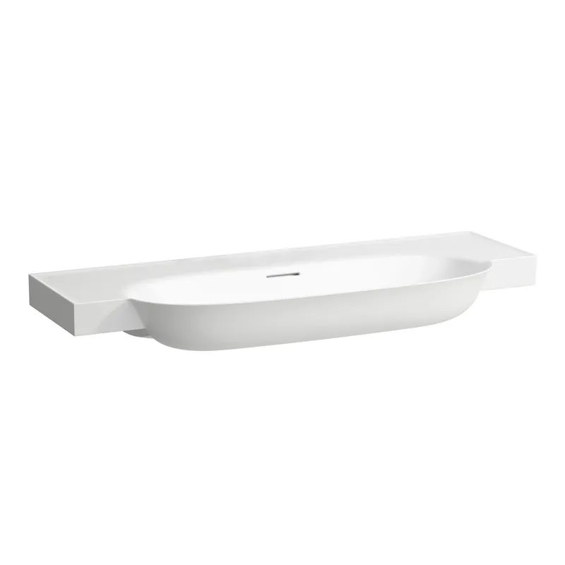 LAUFEN The New Classic lavabo, encastré, avec trop-plein, sans trou pour robinet, 1200x480mm