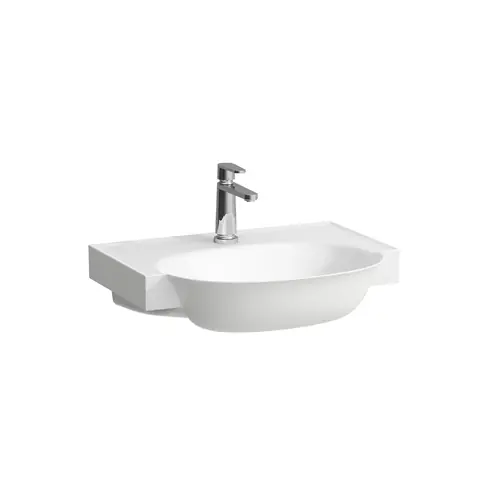 LAUFEN The New Classic lavabo, encastré, sans trop-plein, 3 trous pour robinet, 600x480mm