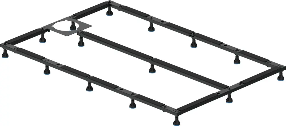 Cadre de base Duravit pour bacs à douche 160x90 cm, réglable en hauteur 8-10 cm