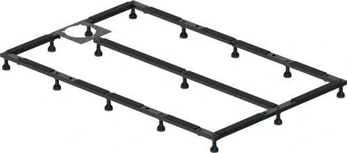 Cadre de base Duravit pour bacs à douche 140x80 cm, réglable en hauteur 8-10 cm