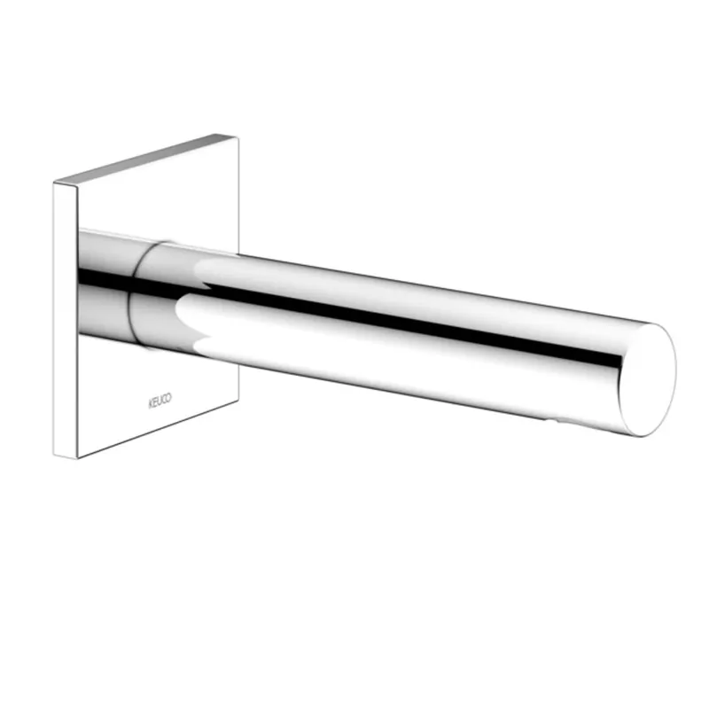 KEUCO IXMO Bec déverseur pour baignoire, rosace carrée, saillie 180mm