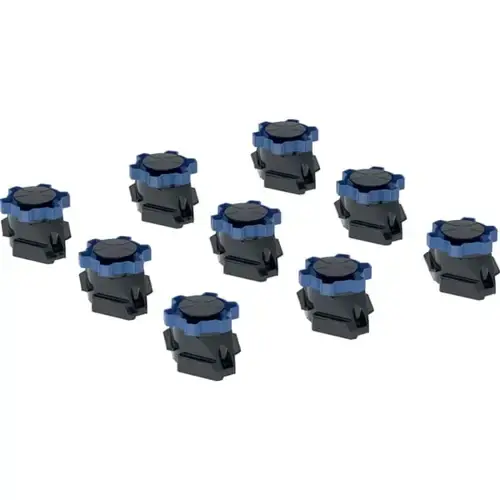 Set Geberit pieds pour receveurs de douche en résine de pierre, jusqu‘à 140 cm, pieds réglables en hauteur 6-12 cm