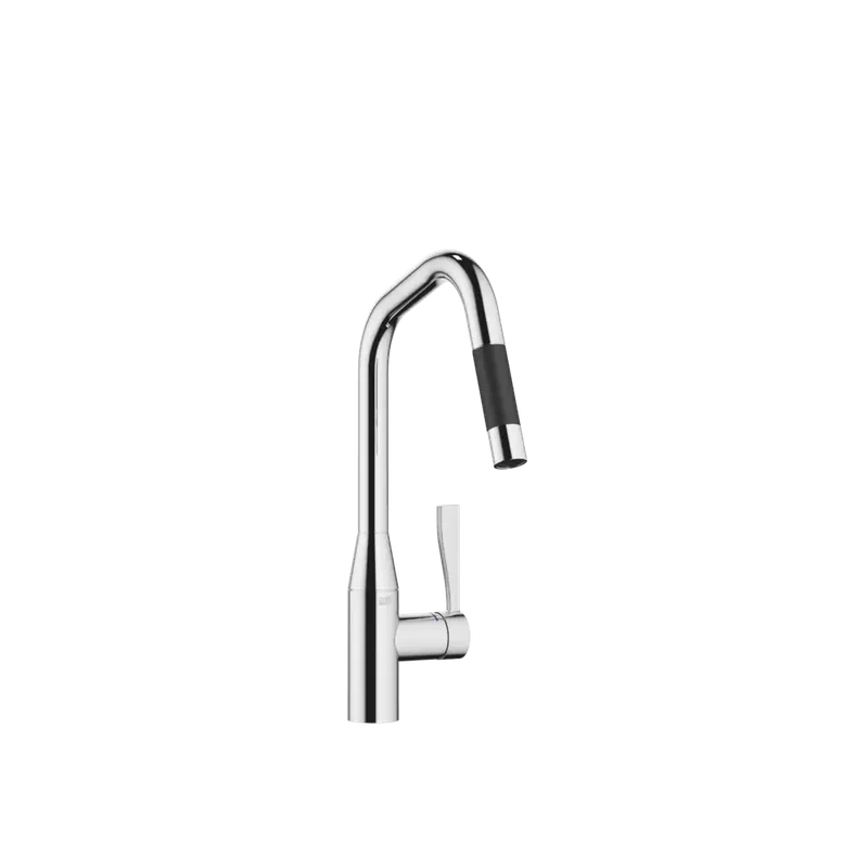 Dornbracht Cuisine - Sync robinet dévier, Pull-Down avec fonction douche, orientable, saillie 240mm