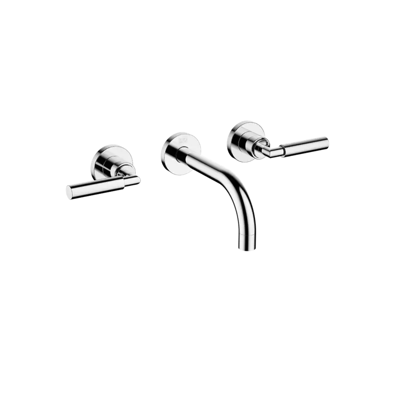 Dornbracht TARA Mitigeur mural pour lavabo sans vidage, saillie 160mm, kit de montage final