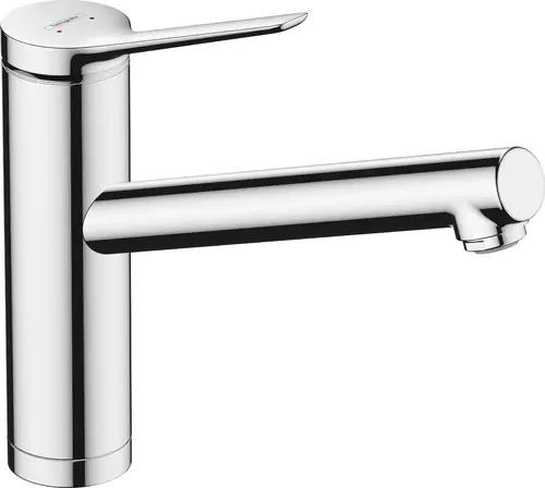 hansgrohe Zesis M33 Mitigeur de cuisine ComfortZone 160, montage devant une fenêtre, 1 type de jet, chromé, saillie 220 mm