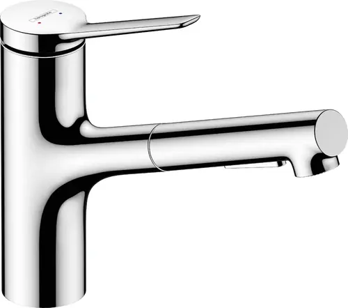 hansgrohe Zesis Mitigeur de cuisine, ComfortZone 150, douchette extractible 2 jets, saillie 219 mm