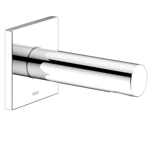 KEUCO IXMO Bec déverseur pour baignoire, rosace carrée, saillie 130mm