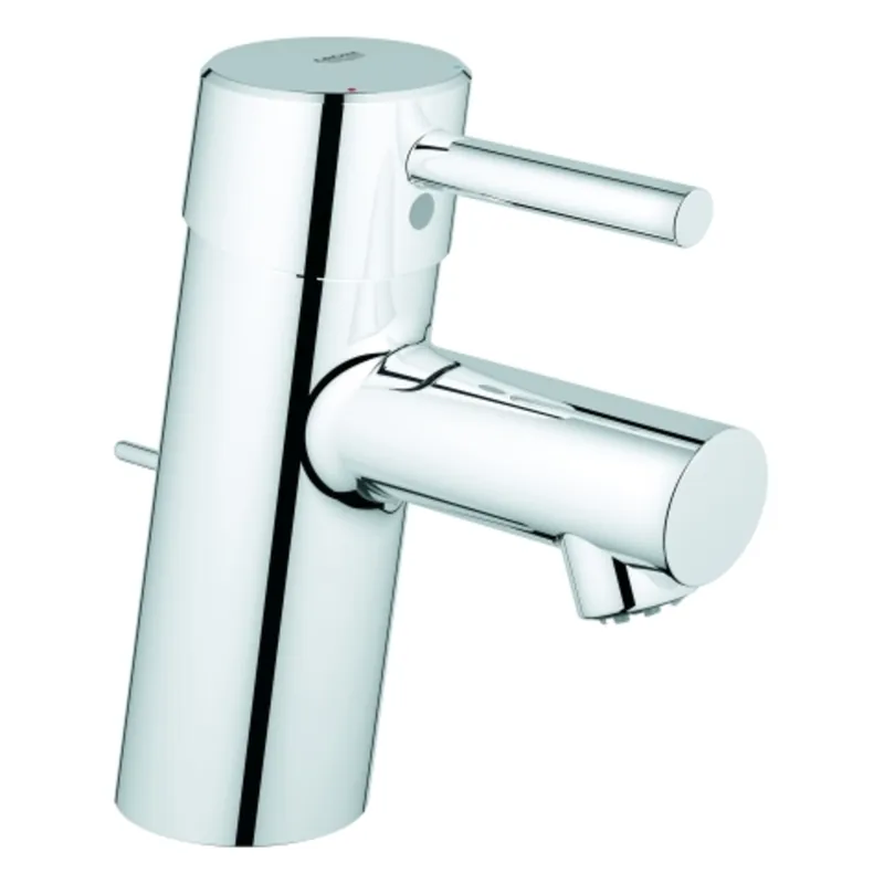 Grohe Concetto Mitigeur monocommandé pour lavabo, S-Size, basse pression, saillie 103mm, chrome, vidage à tirette