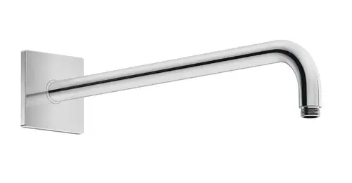 Bras de douche Duravit coudé, uniquement pour douches de tête jusquà 240 mm, rosace carrée