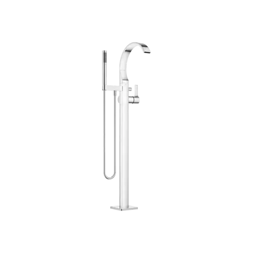 Dornbracht CYO Mitigeur monocommandé pour bain avec tube de trop-plein, montage indépendant, garniture de douche flexible, saillie 253mm