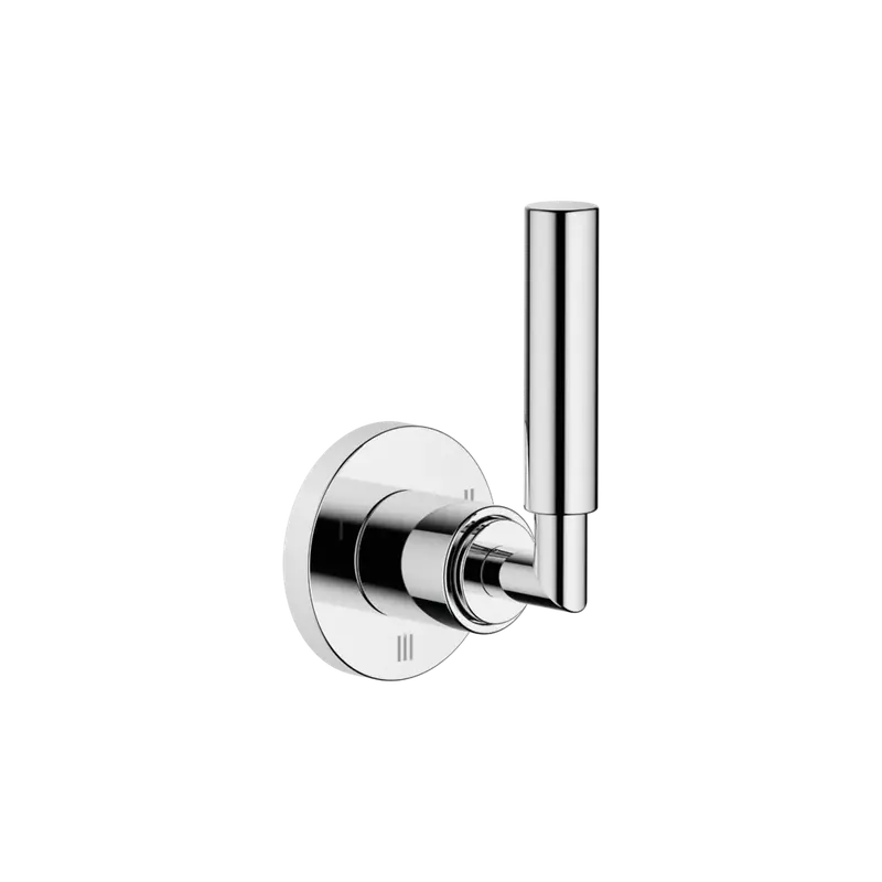 Dornbracht TARA inverseur encastré trois voies, rosace ronde 60mm