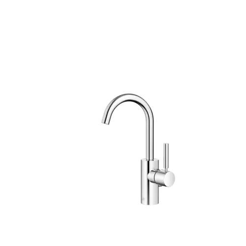Dornbracht META Mitigeur monocommandé pour lavabos avec vidage, saillie 123mm, bec orientable 360