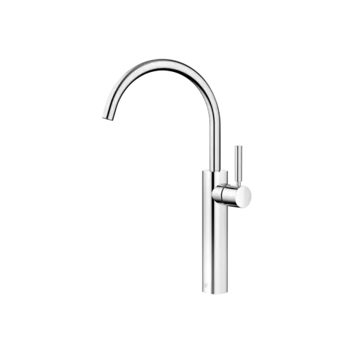 Dornbracht META Mitigeur monocommandé pour lavabos avec pied surélevé, sans garniture d‘écoulement, saillie 201mm