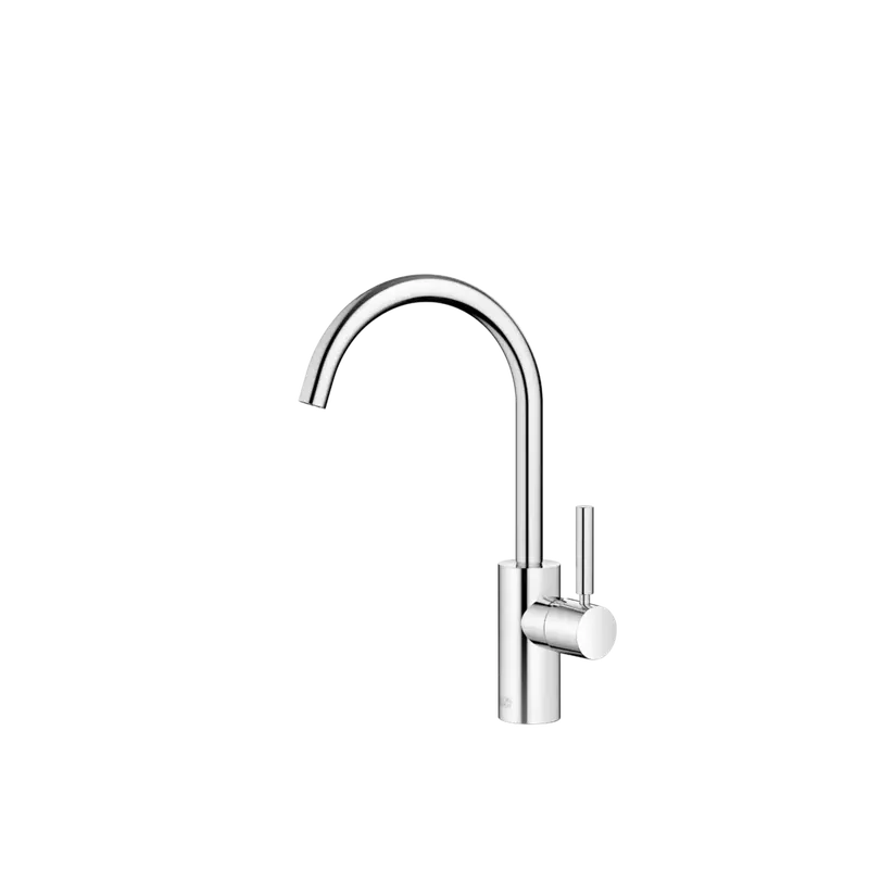 Dornbracht META Mitigeur monocommandé pour lavabos sans vidage, saillie 167mm, bec orientable 360