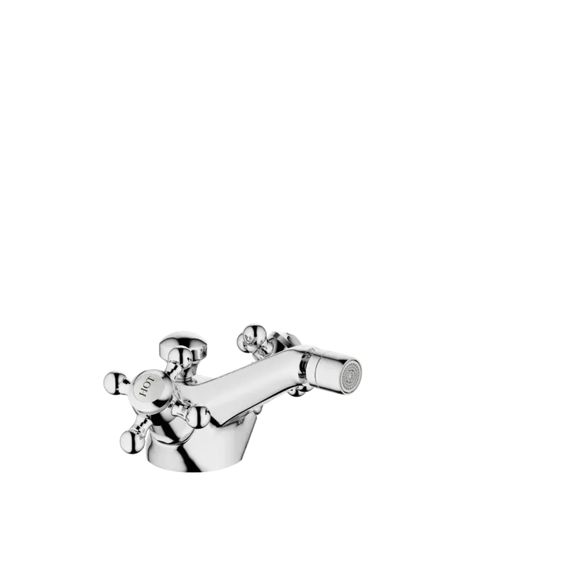 Dornbracht MADISON Mélangeur monotrou pour bidet avec garniture d‘écoulement, saillie 125mm