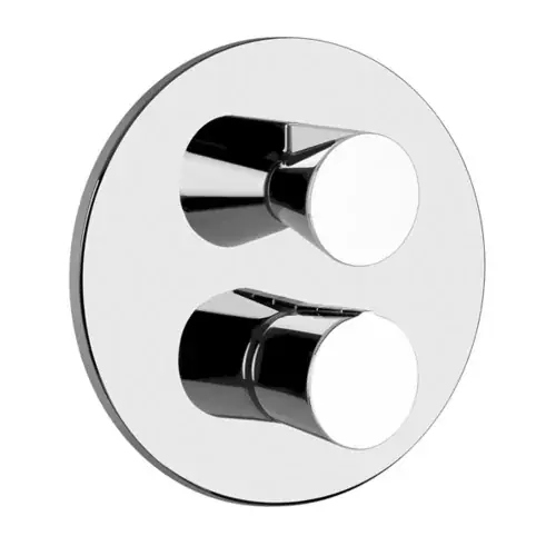 Gessi CONO kit prêt à poser pour mitigeur thermostatique encastré, cartouche dinverseur 2 voies on-off