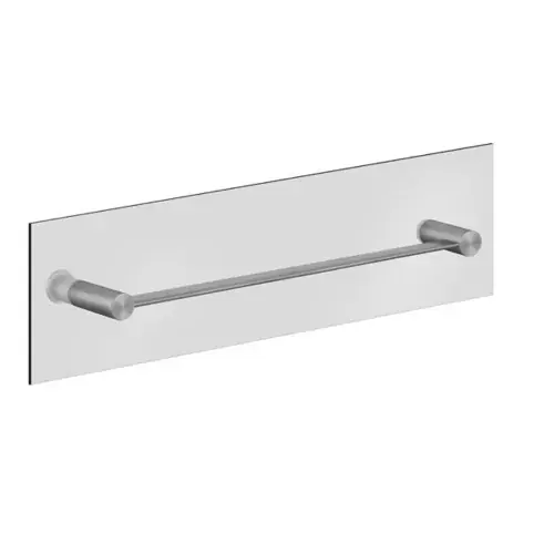 Porte-serviettes Gessi316 450 mm pour montage sur une paroi en verre