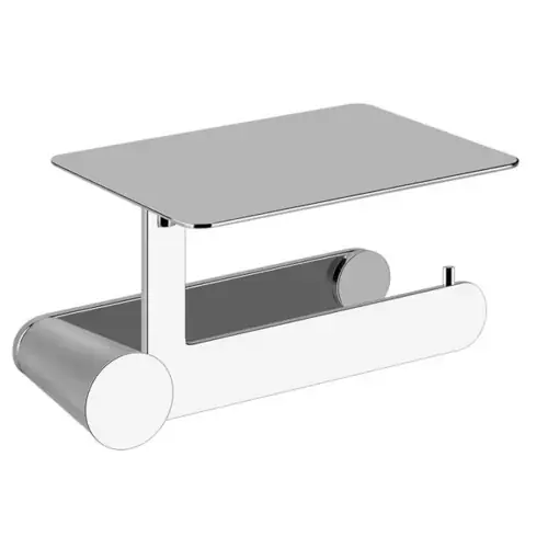 Gessi CONO porte-rouleau de papier toilette pour montage mural avec couvercle