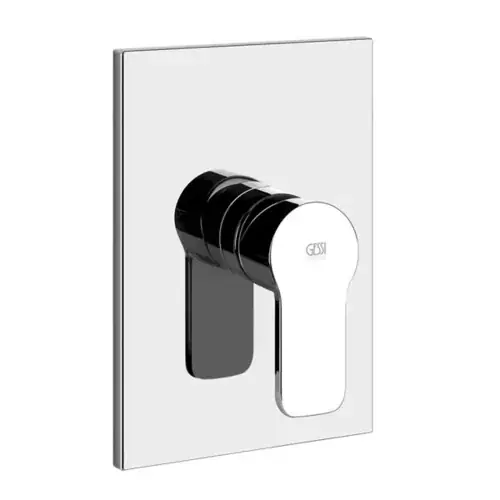 Gessi Emporio Corso Venezia, mitigeur monocommande prêt à poser, sans inverseur pour bain/douche, une sortie