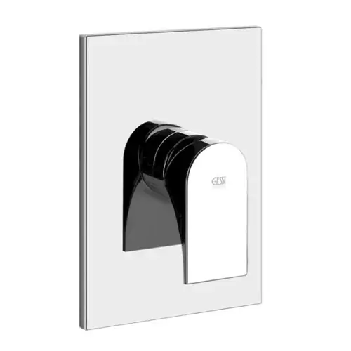 Gessi Emporio Via Solferino Mitigeur monocommande prêt à lemploi, sans inverseur pour baignoire/douche adapté pour corps encastré, une sortie
