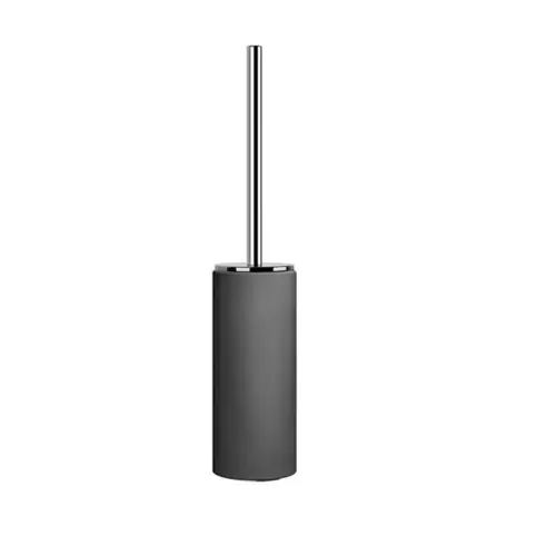 Gessi Anello Ensemble brosse de toilette, modèle sur pied, réservoir noir mat