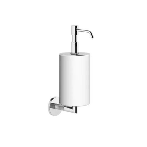 Gessi Anello distributeur de savon pour montage mural, blanc mat