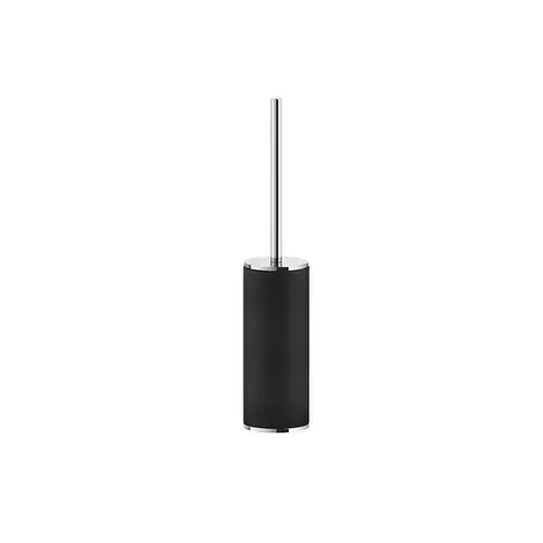 Ensemble de brosses de toilette sur pied Gessi Inciso, récipient noir mat