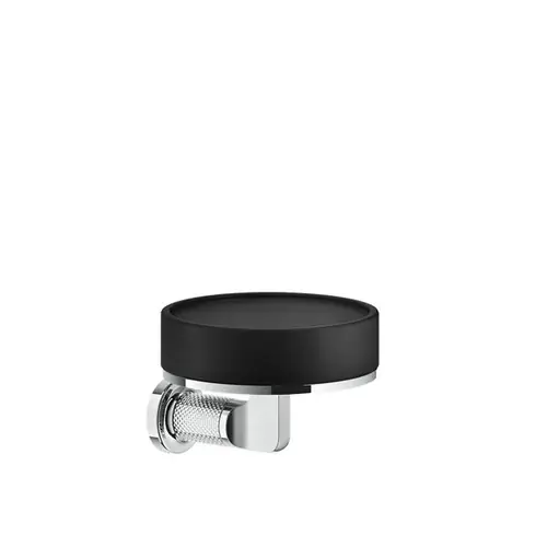 Porte-savon Gessi Inciso noir mat pour montage mural