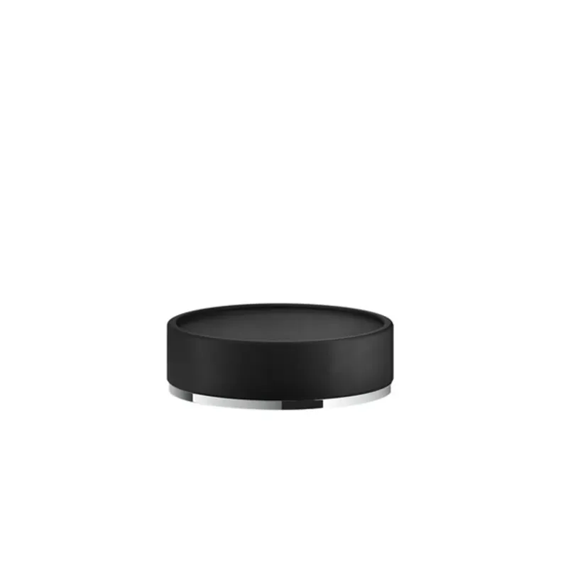 Porte-savon sur pied Gessi Inciso noir mat