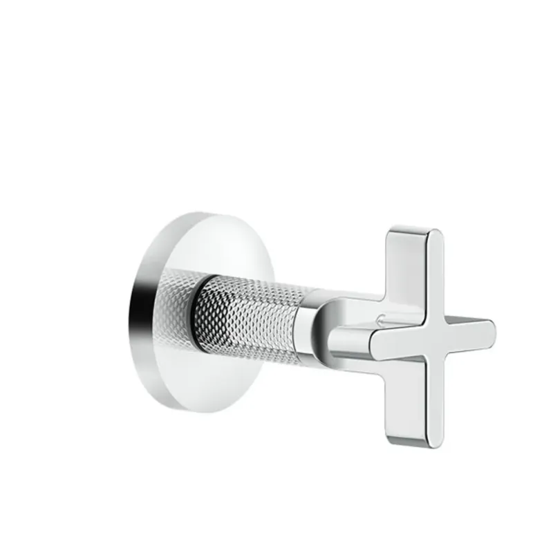 Ensemble prêt à poser Gessi Inciso vanne darrêt 3/4 pour corps encastré, poignée X
