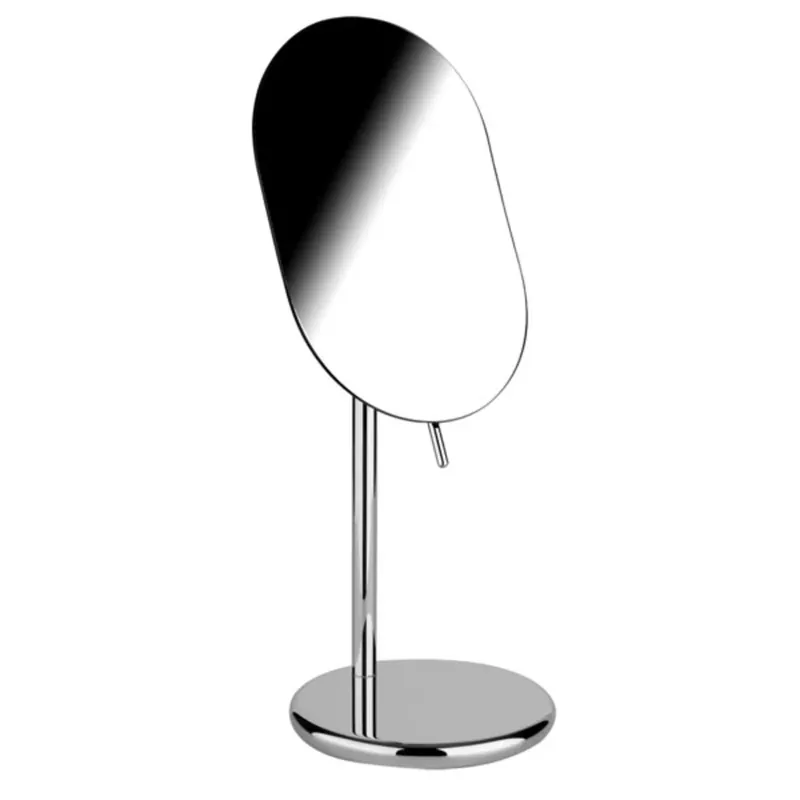 Gessi Goccia Miroir grossissant pivotant à 3 volets, modèle de sol