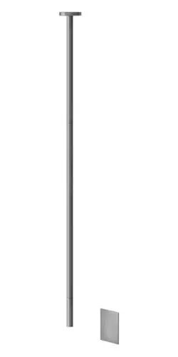 Gessi Gessi316 Flessa, bec plafonnier de lavabo sans contact, à commande électronique, longueur personnalisée, capteur intégré