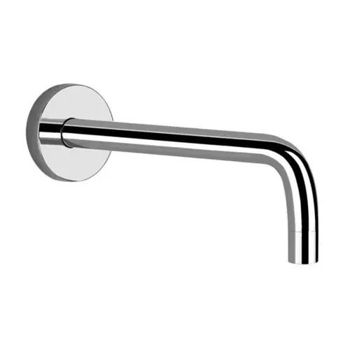 Gessi Emporio Via Tortona bec de lavabo mural avec 1/2 raccord pour mitigeur séparé, saillie 231 mm, 031