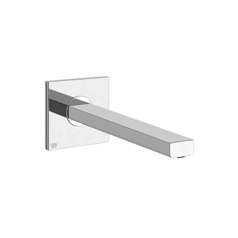 Gessi Emporio Via Manzoni bec verseur mural, avec raccord 1/2, pour mitigeur monocommande séparé, saillie 208 mm