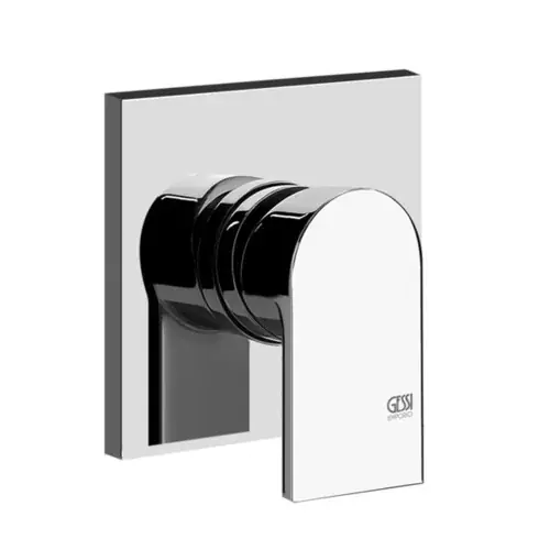 Gessi Emporio Via Manzoni set de finition pour mitigeur monocommande, 1 voie, sortie par le haut, pour corps caché