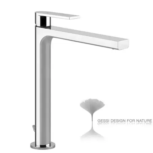 Gessi Emporio Via Manzoni ßKO Mitigeur monocommande de lavabo, version haute, avec vidage 1 1/4, saillie 212 mm
