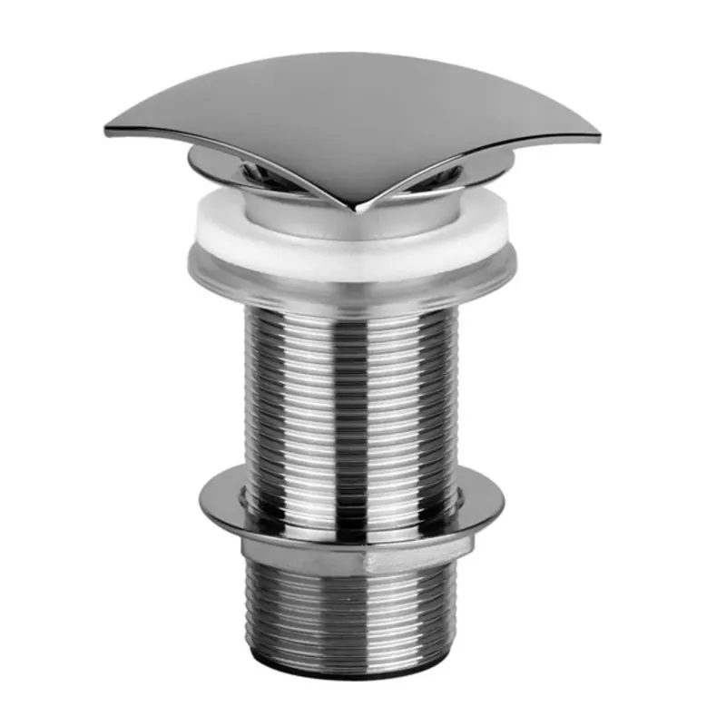 Robinet de vidange Gessi 1 1/4 avec vidange ouverte pour lavabos sans trop-plein, robinet à tige min. 14mm/max. 73mm