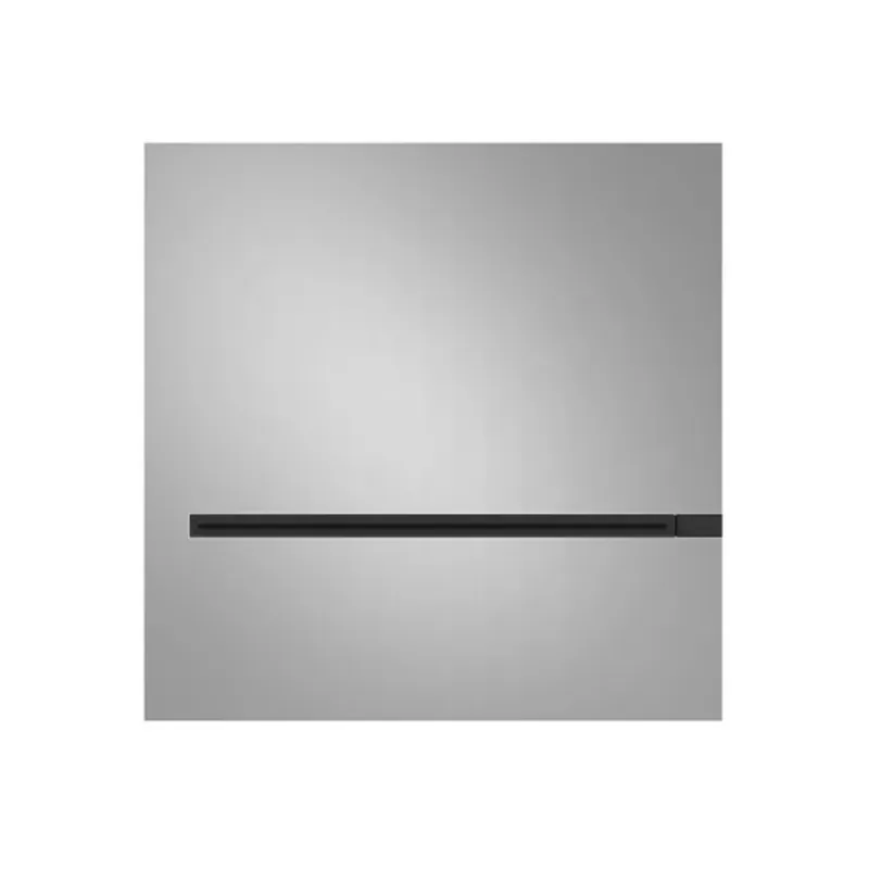Gessi Binario, module de jet deau 200x200 mm avec installation EASY-Fix pour la commande numérique par écran tactile