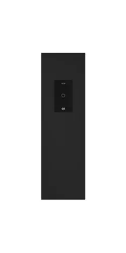 Gessi Binario Set de finition, commande numérique, réglage numérique du débit deau et de la température, inox brillant