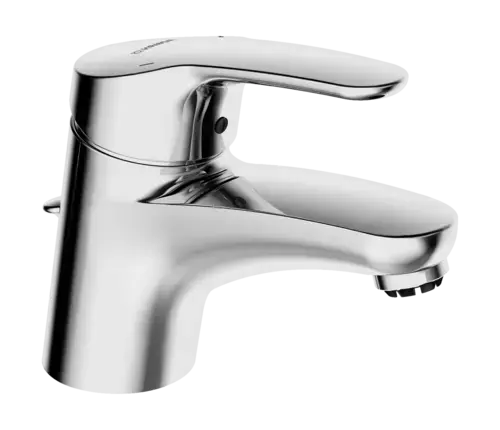 HANSA HANSAMIX XS Mitigeur de lavabo, basse pression, pour chauffe-eau ouvert, avec vidage, saillie 127 mm