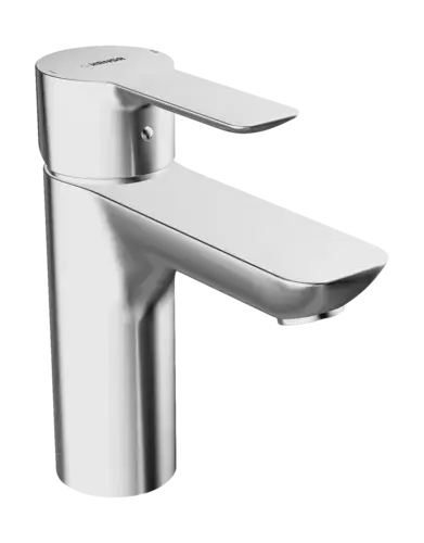 HANSA HANSALIGNA Mitigeur de lavabo, sans vidage, avec dispositif de sécurité, saillie 108mm, chromé