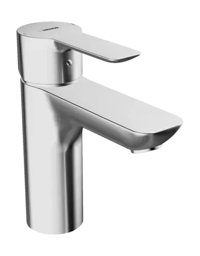 HANSA HANSALIGNA Mitigeur de lavabo, raccord tubes en cuivre, avec vidage, saillie 108mm, chromé